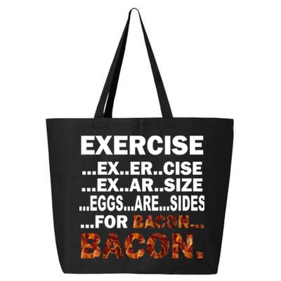 Exercise For Bacon Camouflage 25L Jumbo Tote