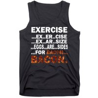 Exercise For Bacon Camouflage Tank Top