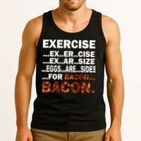 Exercise For Bacon Camouflage Tank Top