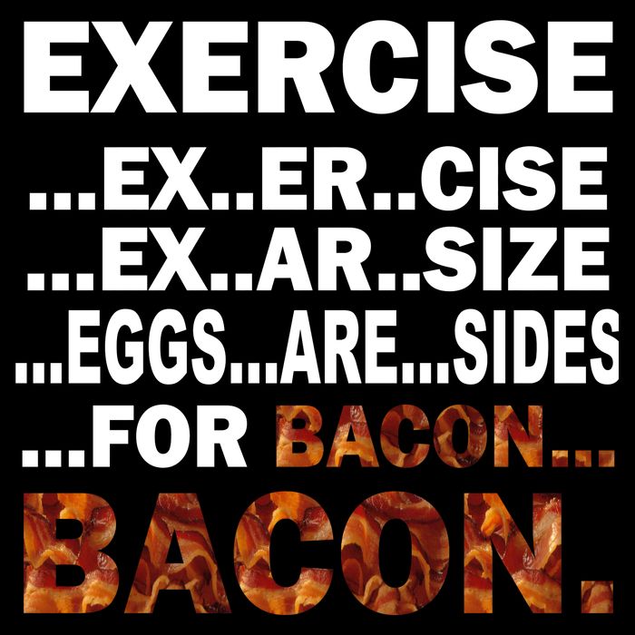 Exercise For Bacon Camouflage Cropped Pullover Crew