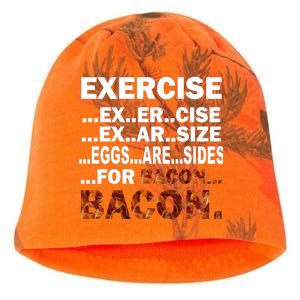 Exercise For Bacon Camouflage Kati - Camo Knit Beanie