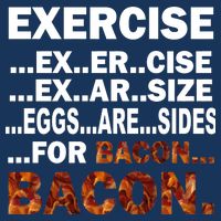 Exercise For Bacon Camouflage Infant Baby Jersey Bodysuit