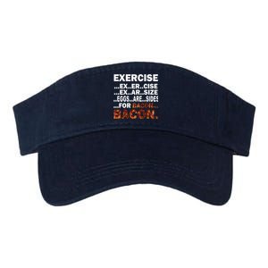 Exercise For Bacon Camouflage Valucap Bio-Washed Visor