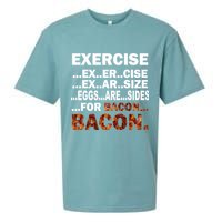 Exercise For Bacon Camouflage Sueded Cloud Jersey T-Shirt