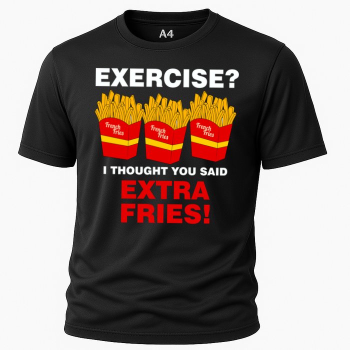 Exercise I Thought You Said French Fries Performance Shirt