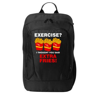 Exercise I Thought You Said French Fries City Backpack