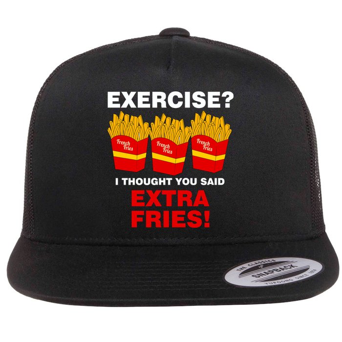 Exercise I Thought You Said French Fries Flatbill Hat