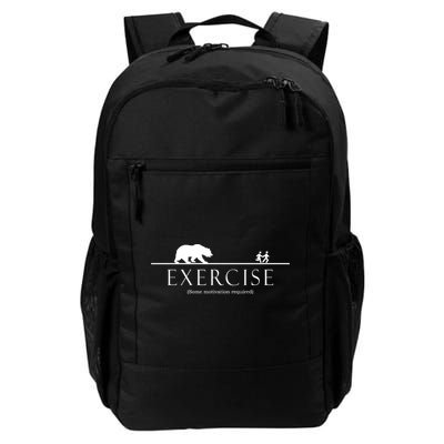 Exercise Some Motivation Required Running from Bear Daily Commute Backpack