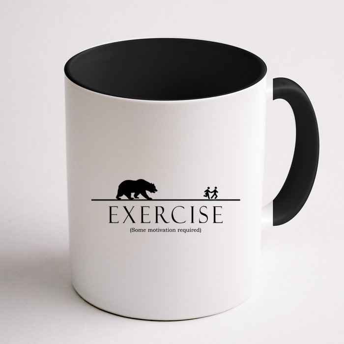 Exercise Some Motivation Required Running from Bear Mug