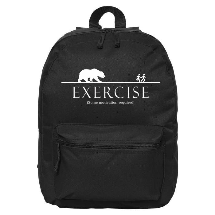 Exercise Some Motivation Required Running from Bear 16 in Basic Backpack
