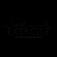 Exercise Some Motivation Required Running from Bear 16oz Travel Tumbler