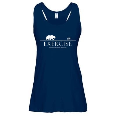 Exercise Some Motivation Required Running from Bear Ladies Essential Flowy Tank