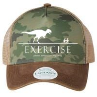 Exercise Some Motivation Required Running from T-Rex Legacy Tie Dye Trucker Hat