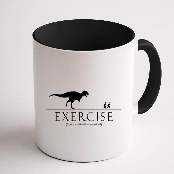 Exercise Some Motivation Required Running from T-Rex Mug