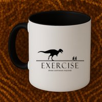 Exercise Some Motivation Required Running from T-Rex Mug