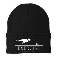 Exercise Some Motivation Required Running from T-Rex Beanie