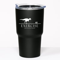 Exercise Some Motivation Required Running from T-Rex Tumbler