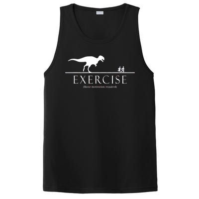 Exercise Some Motivation Required Running from T-Rex PosiCharge Competitor Tank