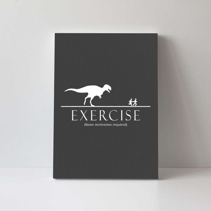 Exercise Some Motivation Required Running from T-Rex Canvas