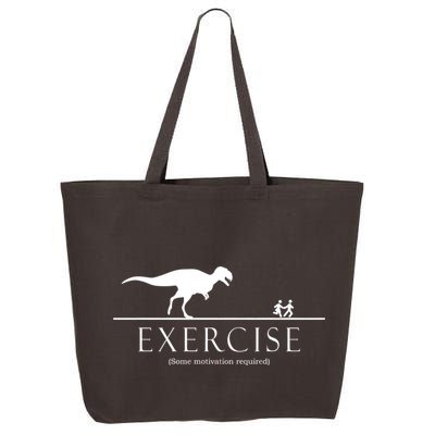 Exercise Some Motivation Required Running from T-Rex 25L Jumbo Tote