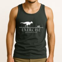 Exercise Some Motivation Required Running from T-Rex Tank Top