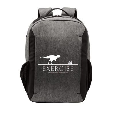 Exercise Some Motivation Required Running from T-Rex Vector Backpack