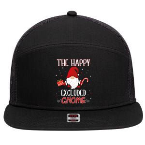 Excluded Xmas Gnome Christmas Group Costume Meaningful Gift 7 Panel Mesh Trucker Snapback Hat