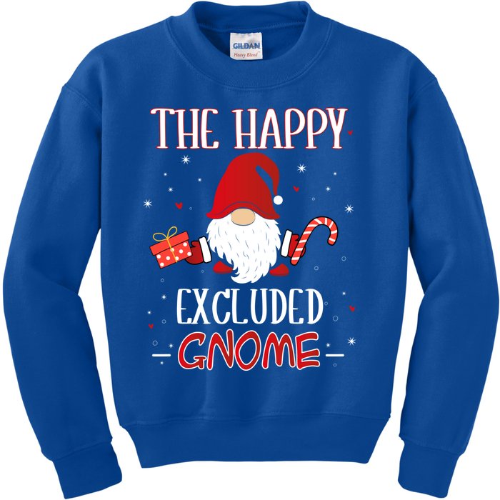 Excluded Xmas Gnome Christmas Group Costume Meaningful Gift Kids Sweatshirt