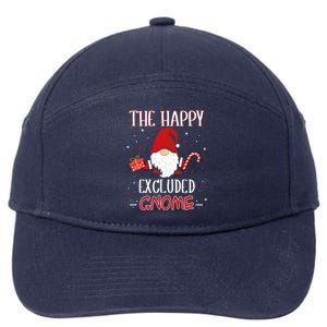 Excluded Xmas Gnome Christmas Group Costume Meaningful Gift 7-Panel Snapback Hat