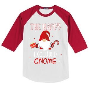 Excluded Xmas Gnome Christmas Group Costume Meaningful Gift Kids Colorblock Raglan Jersey