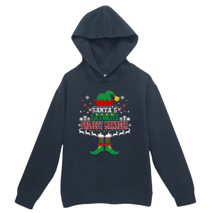 Elf Xmas Gift SantaS Favorite Project Manager Ugly Sweater Urban Pullover Hoodie