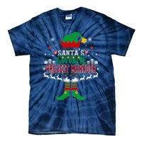 Elf Xmas Gift SantaS Favorite Project Manager Ugly Sweater Tie-Dye T-Shirt