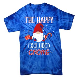 Excluded Xmas Gnome Christmas Group Costume Gift Tie-Dye T-Shirt