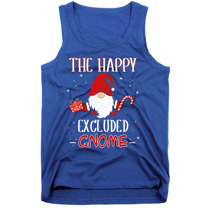 Excluded Xmas Gnome Christmas Group Costume Gift Tank Top