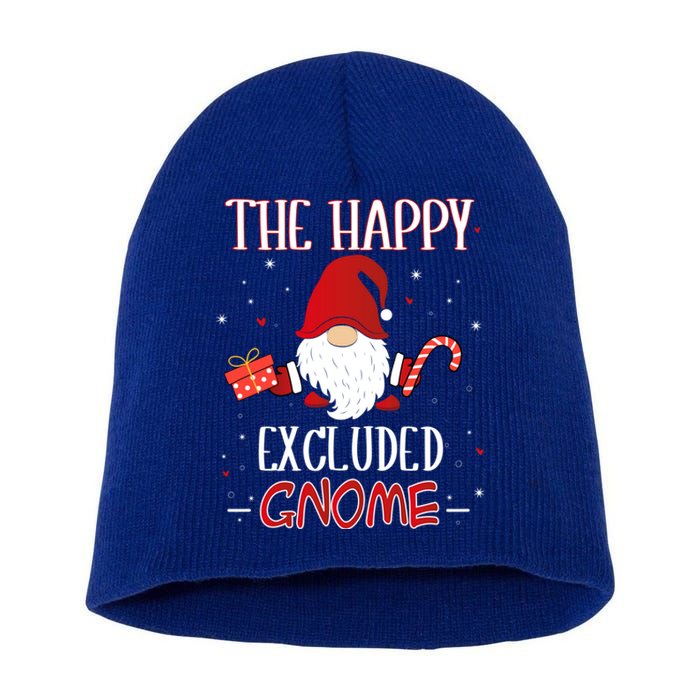 Excluded Xmas Gnome Christmas Group Costume Gift Short Acrylic Beanie