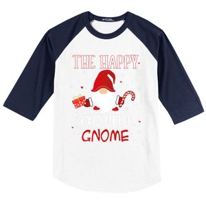 Excluded Xmas Gnome Christmas Group Costume Gift Baseball Sleeve Shirt