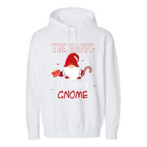 Excluded Xmas Gnome Christmas Group Costume Gift Garment-Dyed Fleece Hoodie