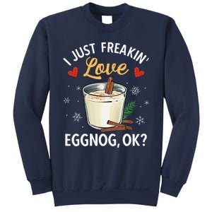 Eggnog Xmas Merry Christmas Sweatshirt