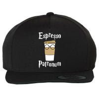 Espresso Patronum Funny Coffee Wool Snapback Cap