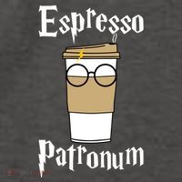 Espresso Patronum Funny Coffee Vector Backpack