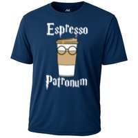 Espresso Patronum Funny Coffee Cooling Performance Crew T-Shirt
