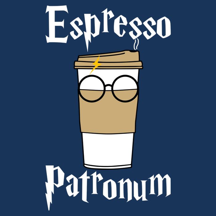 Espresso Patronum Funny Coffee Button