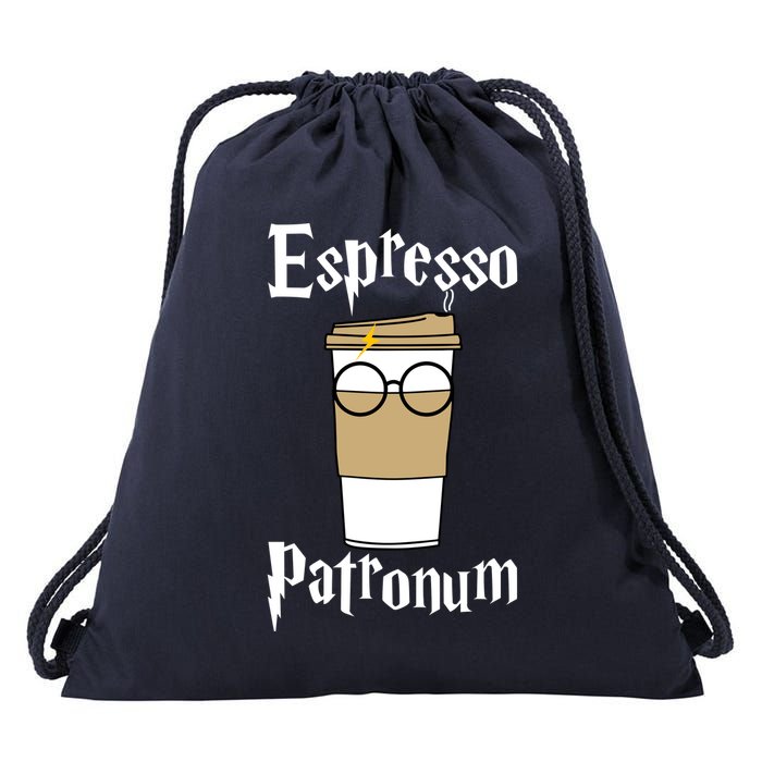 Espresso Patronum Funny Coffee Drawstring Bag