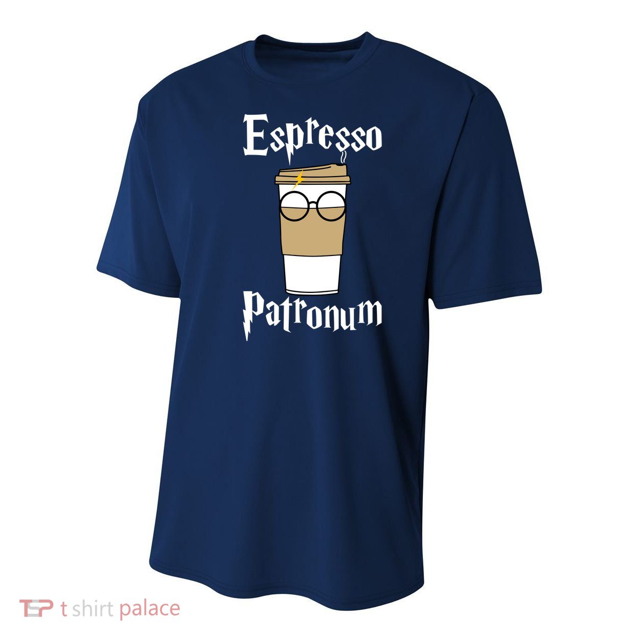 Espresso Patronum Funny Coffee Youth Performance Sprint T-Shirt