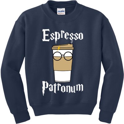 Espresso Patronum Funny Coffee Kids Sweatshirt