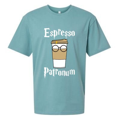 Espresso Patronum Funny Coffee Sueded Cloud Jersey T-Shirt