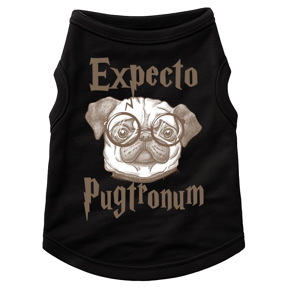 Expecto Pugtronum Funny Pug Doggie Tank