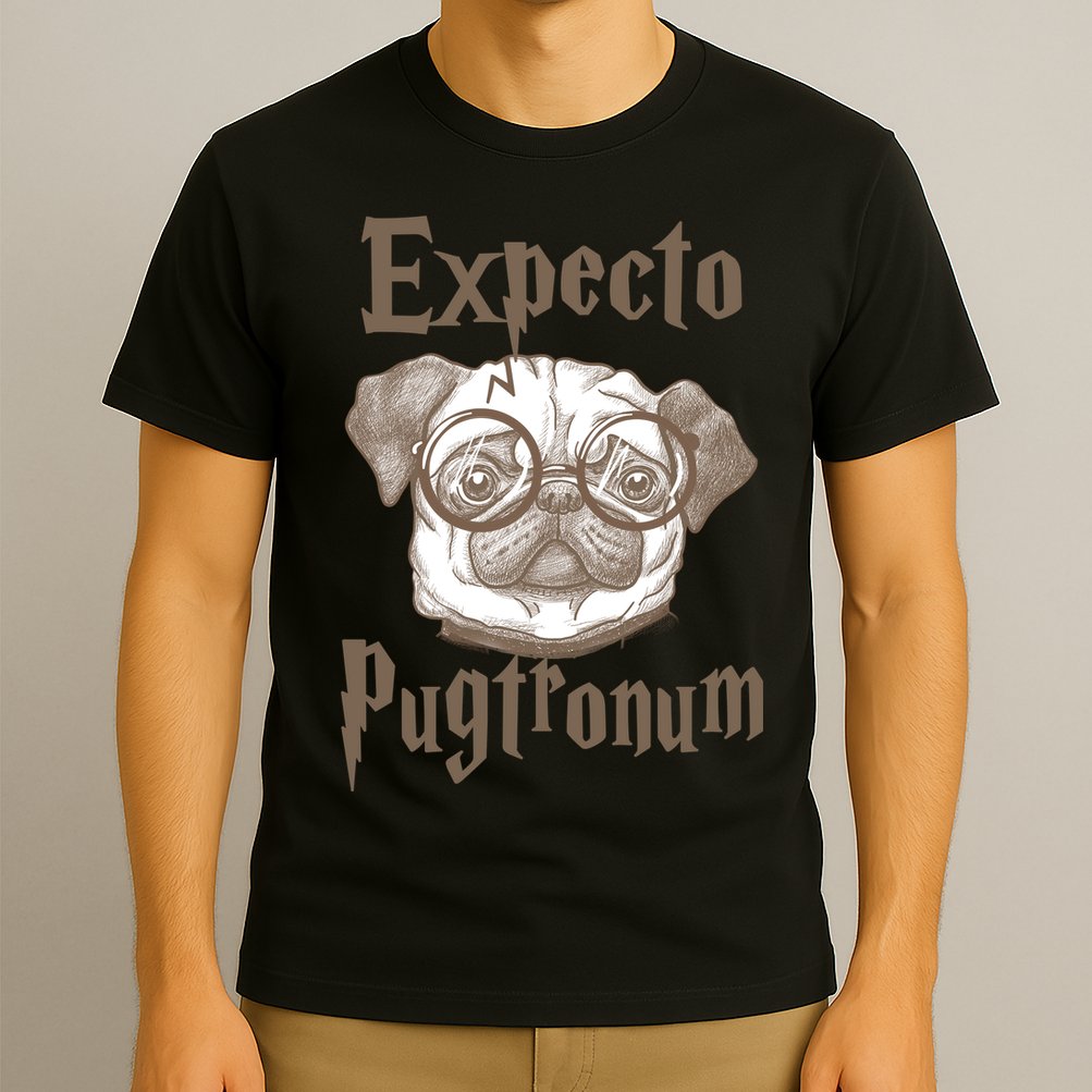 Expecto Pugtronum Funny Pug T-Shirt
