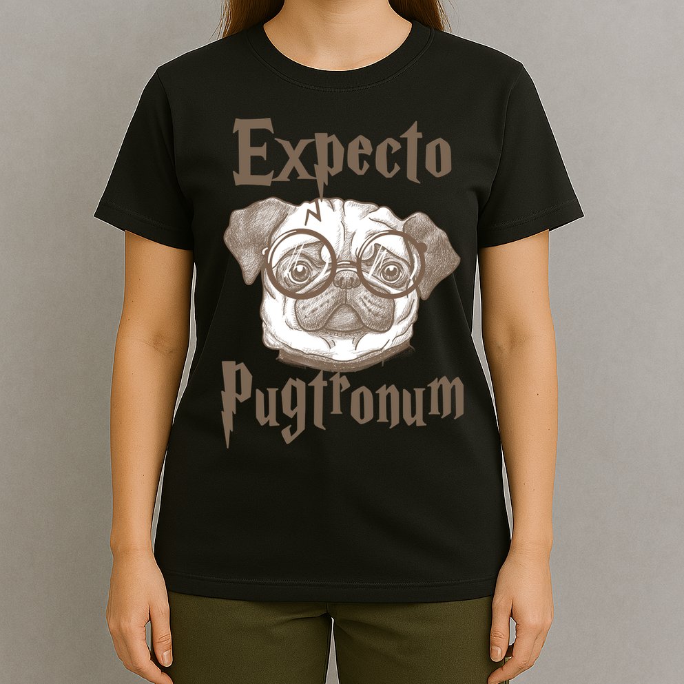 Expecto Pugtronum Funny Pug T-Shirt