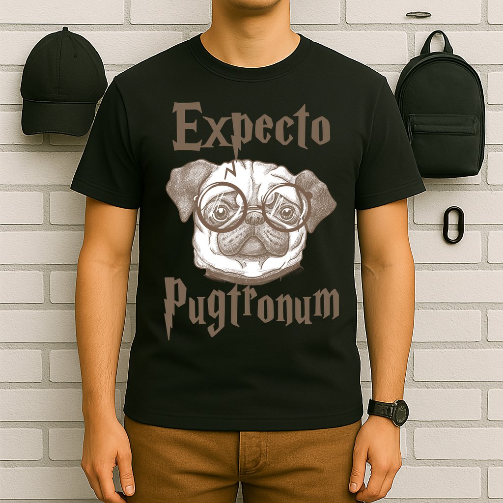 Expecto Pugtronum Funny Pug T-Shirt